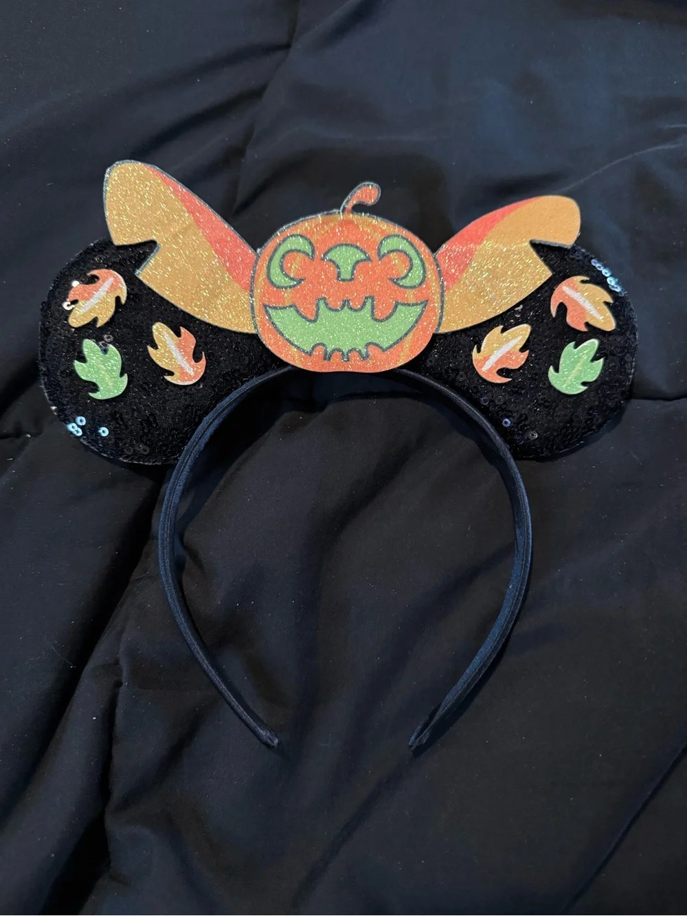 Stitch Halloween Mickey Ears